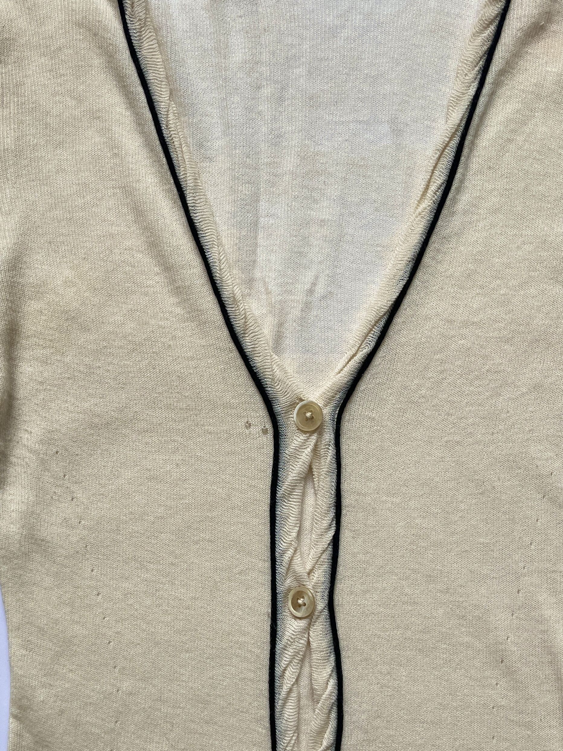 Ann Demeulemeester ⚡️QUICK SALE⚡️ Ann Demeulemeester cream long-sleeve cardigan Size S / US 4 / IT 40 - 5 Thumbnail