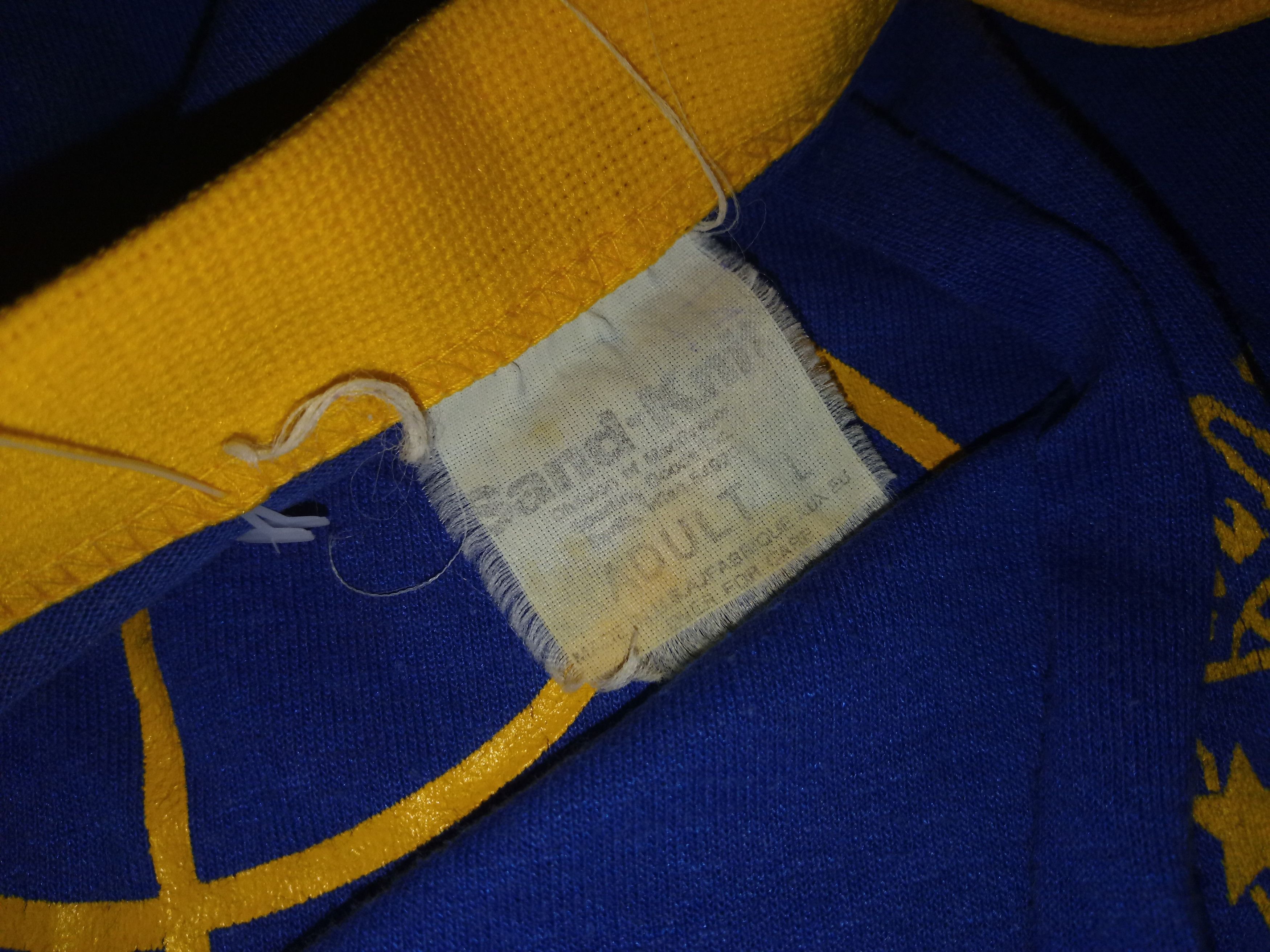 MacGregor × NBA × Vintage Vtg 80s MacGregor Sand Knit NBA Golden State Warriors retro Size US M / EU 48-50 / 2 - 6 Thumbnail