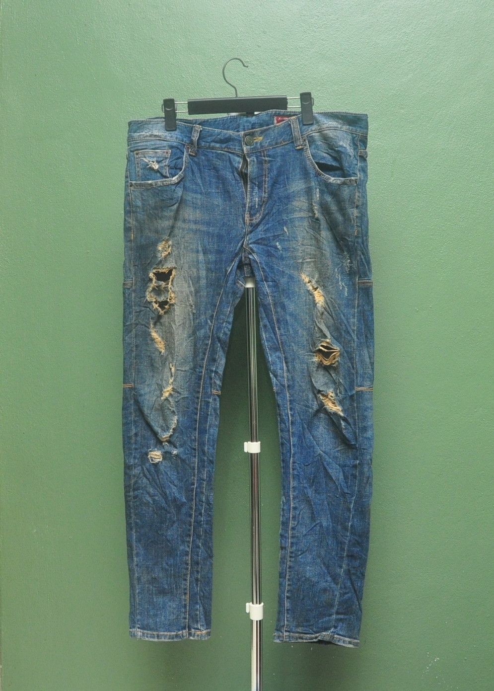 Designer × Japanese Brand Vintage Mosquito Distressed Japanese Travis Scott Style Size US 37 - 1 Thumbnail