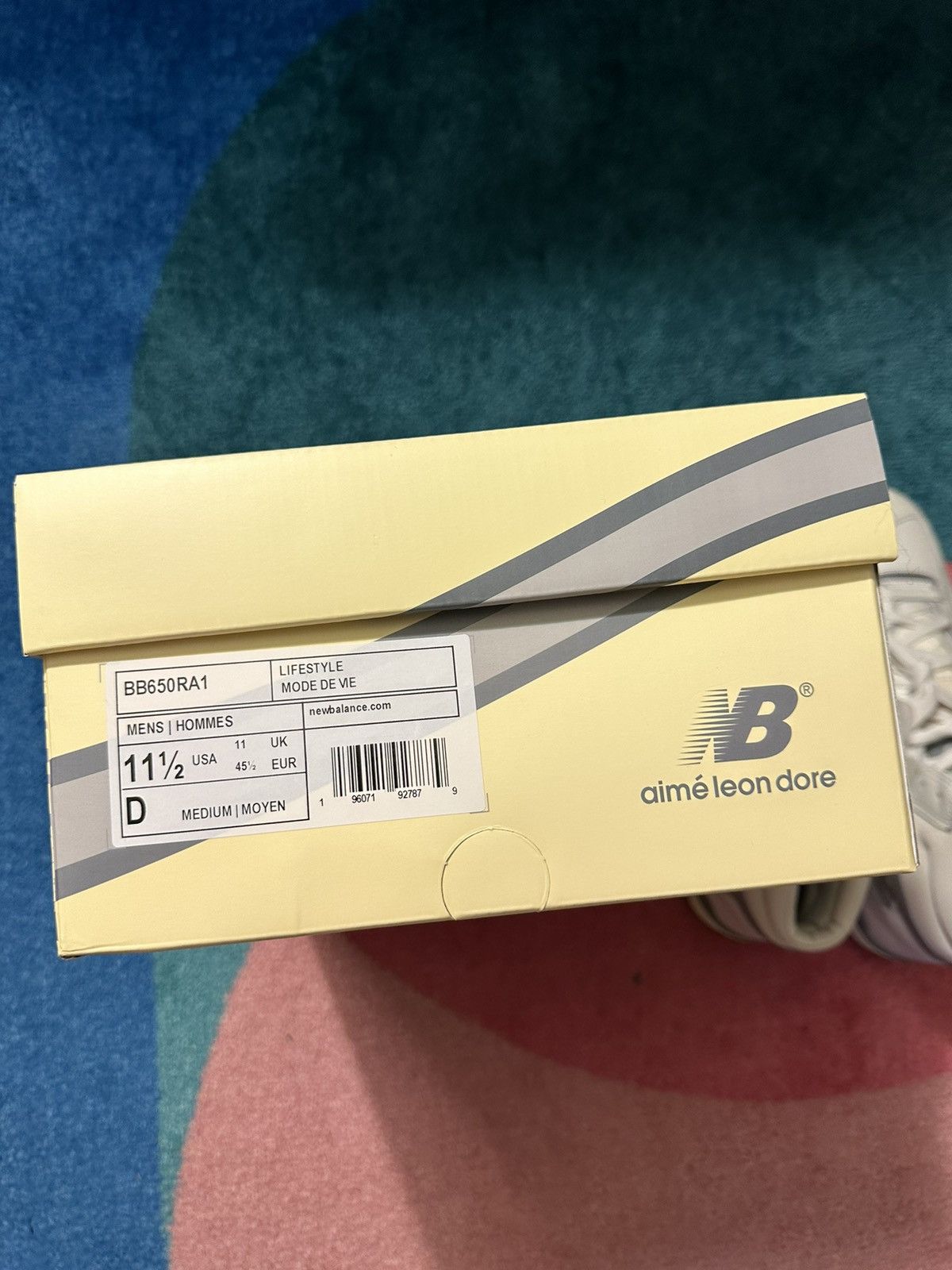 Aime Leon Dore × New Balance Aime Leon Dore New Balance 650 White Grey Size US 11.5 / EU 44-45 - 7 Thumbnail