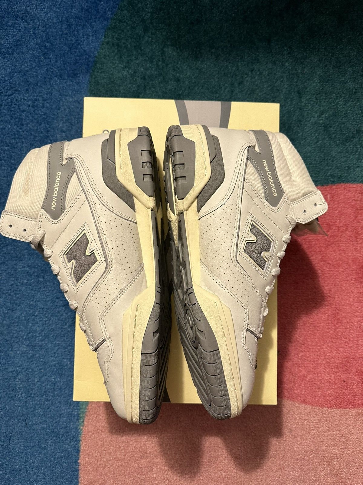 Aime Leon Dore × New Balance Aime Leon Dore New Balance 650 White Grey Size US 11.5 / EU 44-45 - 3 Thumbnail