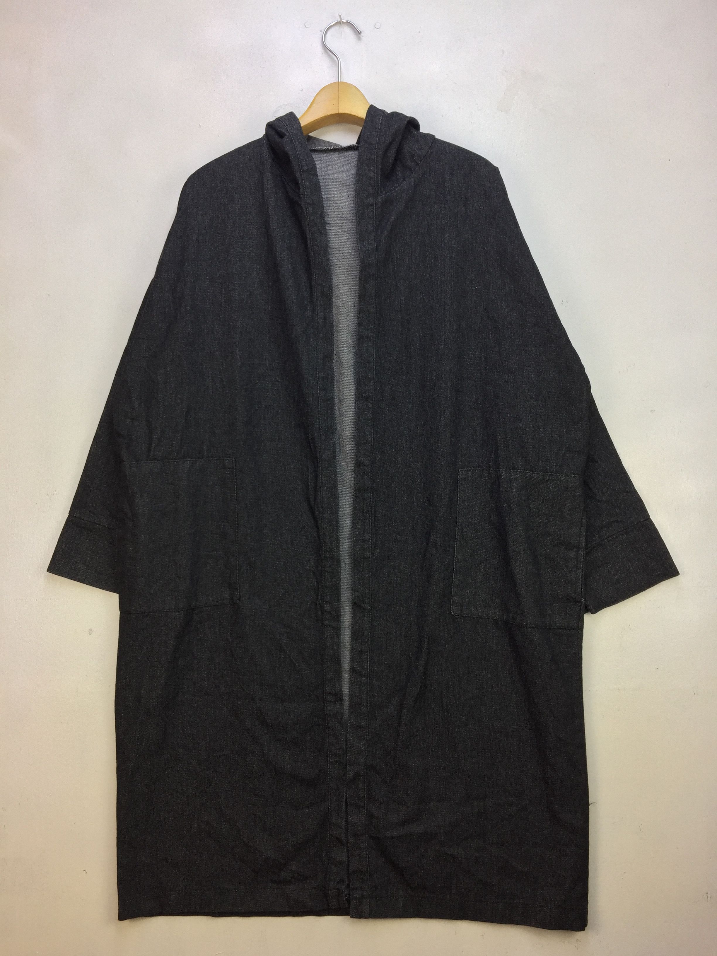 Japanese Brand DENIM HOODIE JACKET Size US XL / EU 56 / 4 - 1 Thumbnail