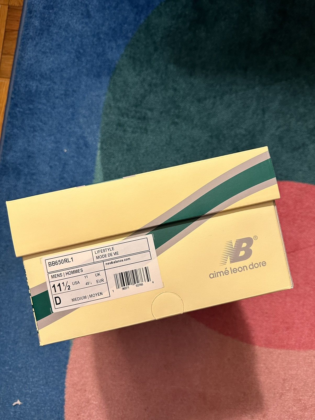 Aime Leon Dore × New Balance Aime Leon Dore New Balance 650 White Green Size US 11.5 / EU 44-45 - 7 Thumbnail