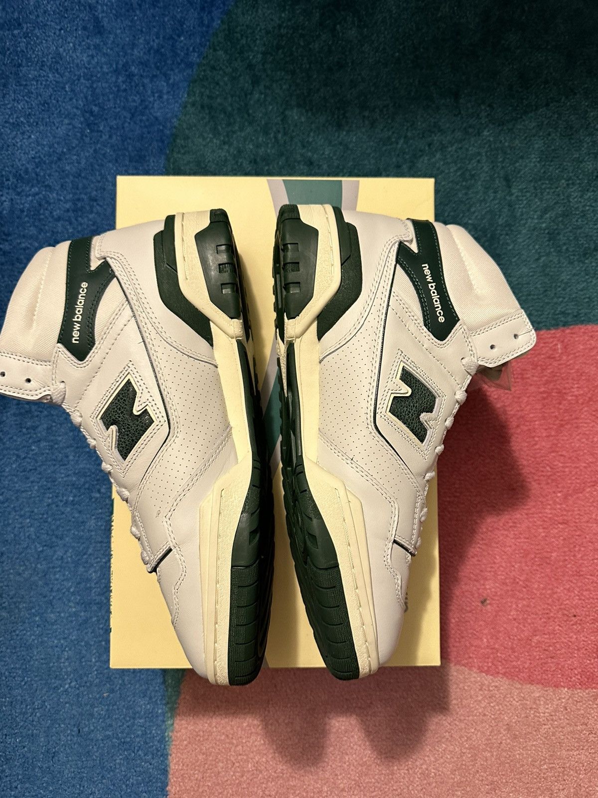 Aime Leon Dore × New Balance Aime Leon Dore New Balance 650 White Green Size US 11.5 / EU 44-45 - 3 Thumbnail