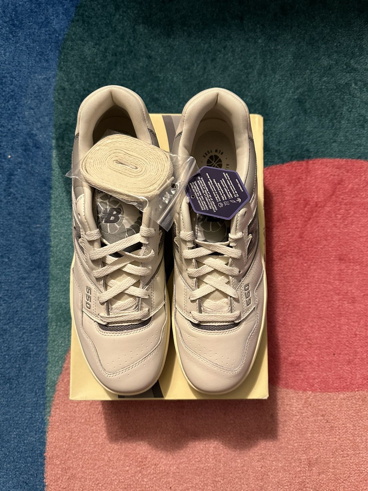 Aime Leon Dore New Balance 550 White Grey