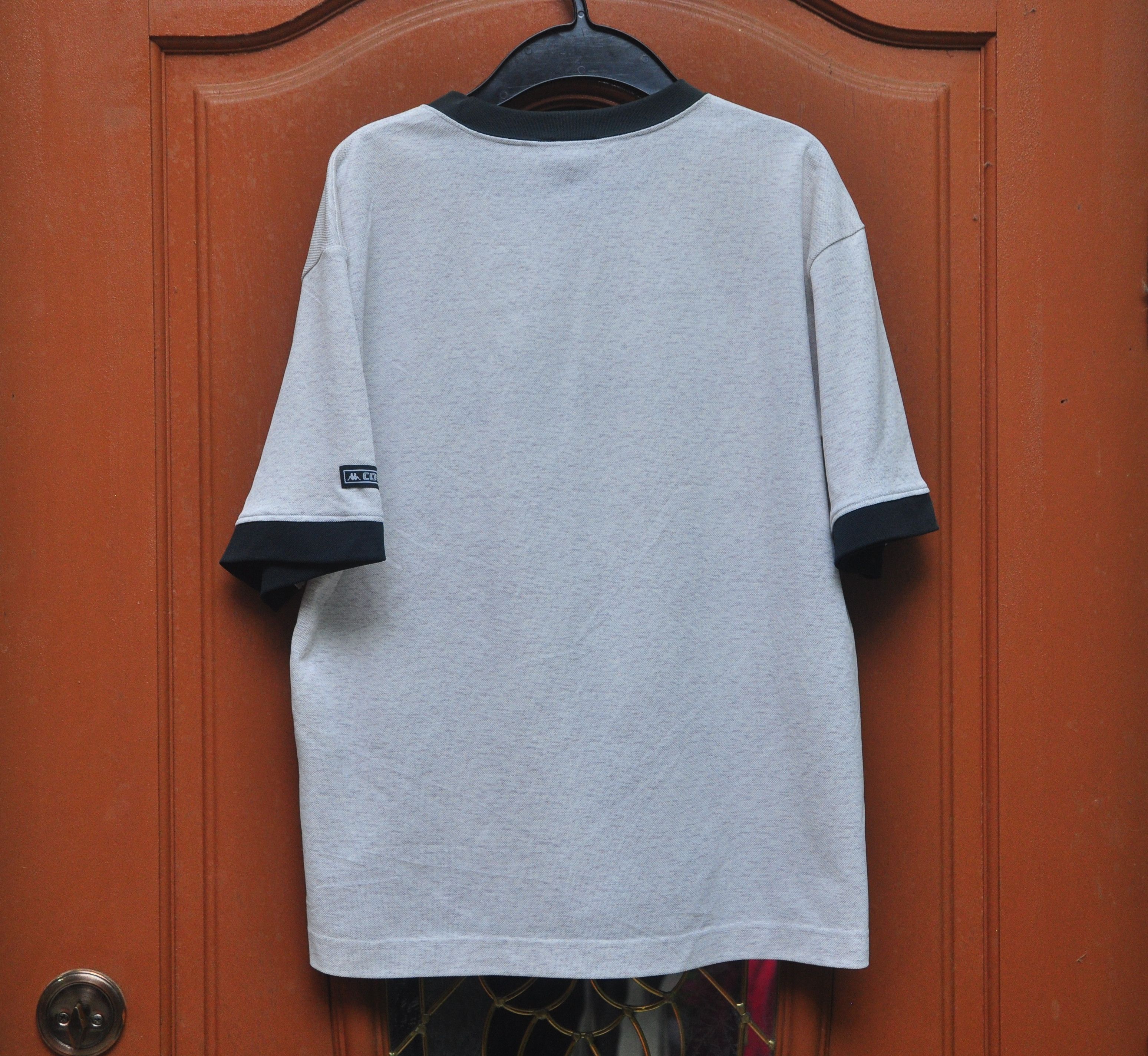 Designer × Japanese Brand × Kappa Vintage Kappa Big Logo Stripe Shirt Travis Scott Style Size US M / EU 48-50 / 2 - 2 Thumbnail