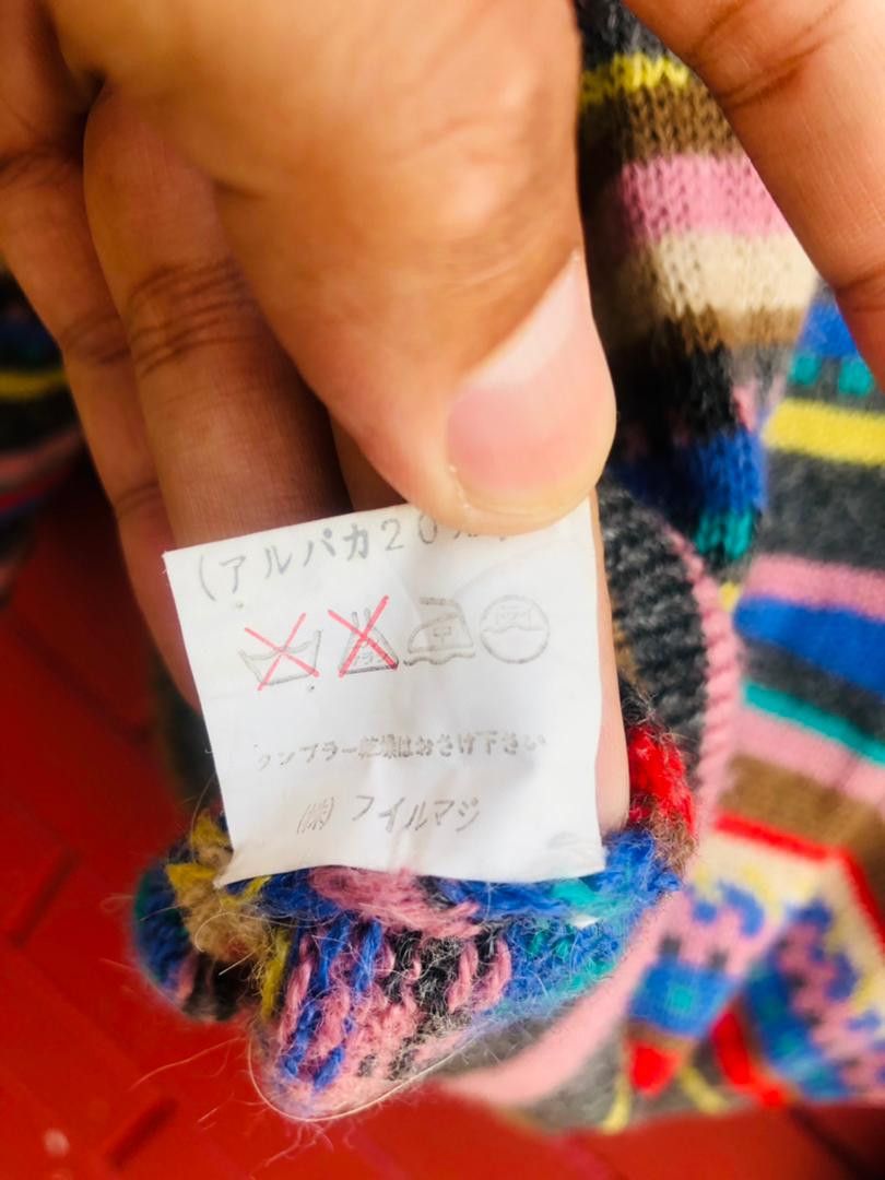 Japanese Brand × Vintage Vintage Japanese Designer Fashion Style Multicolour Knit Size US M / EU 48-50 / 2 - 6 Thumbnail