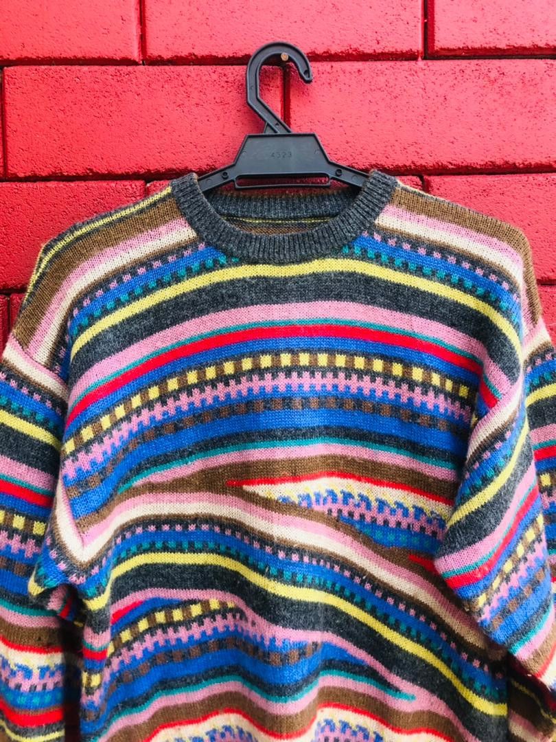 Japanese Brand × Vintage Vintage Japanese Designer Fashion Style Multicolour Knit Size US M / EU 48-50 / 2 - 3 Thumbnail