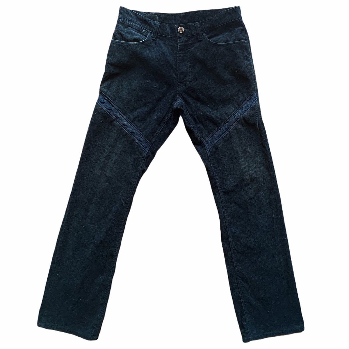 Number (N)ine SS06 Number(N)ine Zip Leg Black Velvet Pants | Grailed
