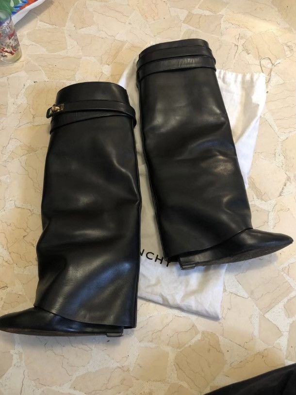 Givenchy Givenchy Shark Leather Boots 2500$ Size US 8 / IT 38 - 4 Thumbnail