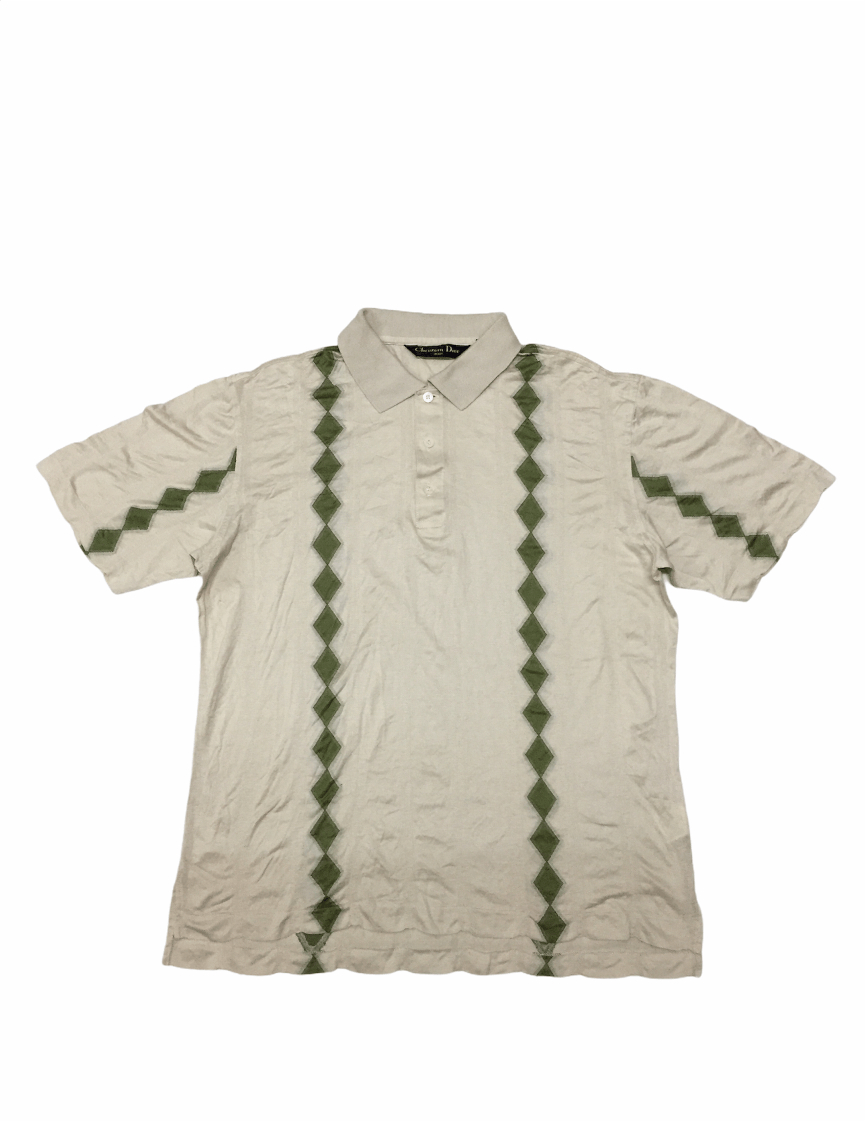 Christian Dior Monsieur 90's DIOR Sport Ortega diamond embroidered polo Size US L / EU 52-54 / 3 - 1 Thumbnail