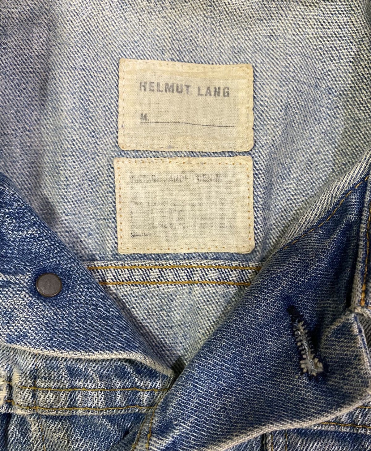 Helmut Lang Helmut Lang Archive Vintage Sanded Denim Size US M / EU 48-50 / 2 - 3 Thumbnail