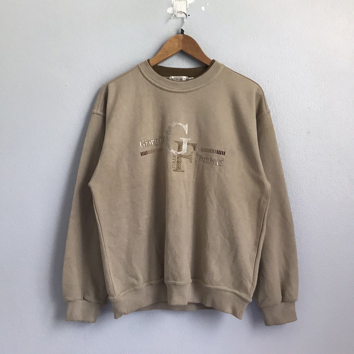 Other Giorgio ferrari embroidered sweatshirt pullover Size US L / EU 52-54 / 3 - 1 Thumbnail