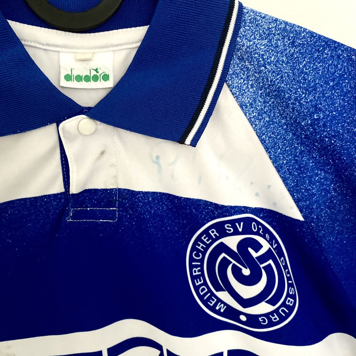 Diadora × Vintage 1994 1996 MSV Duisburg Diadora Vintage Soccer Jersey Size US S / EU 44-46 / 1 - 4 Thumbnail