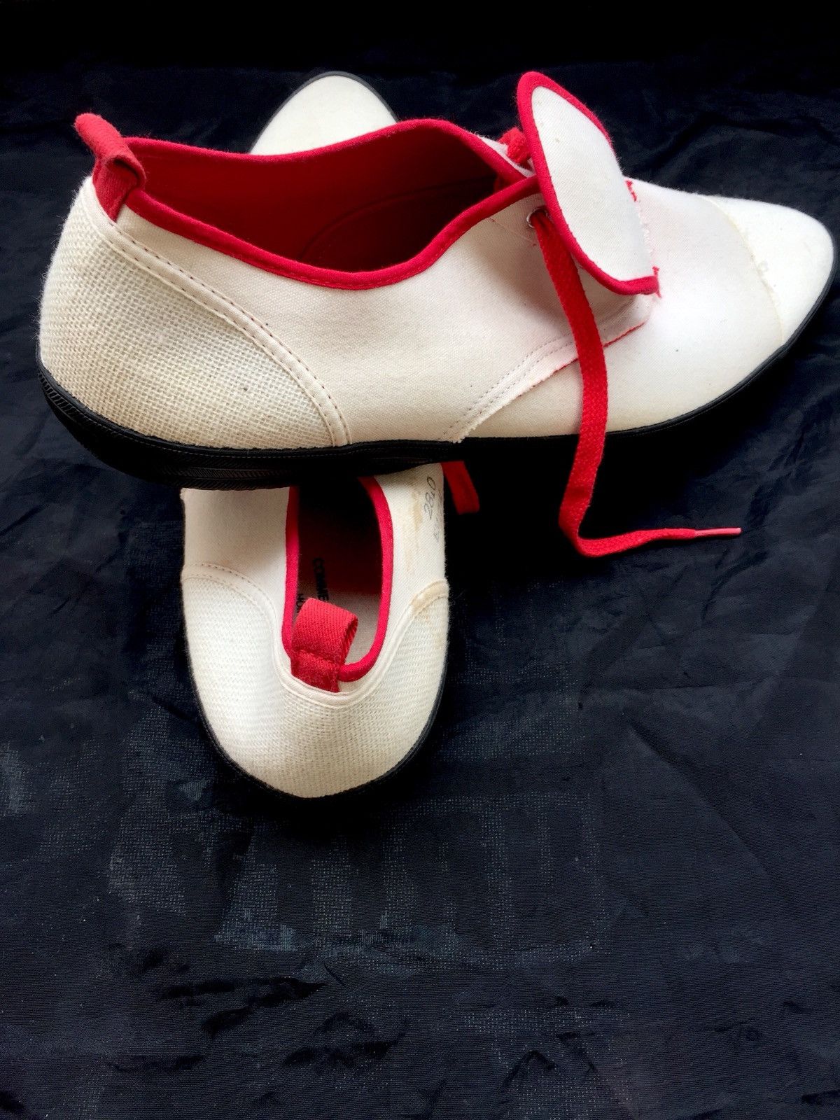 Comme des Garcons Homme Plus AW02 Vintage CDGH Inside Out Pointed Toe Sneakers Size US 10 / EU 43 - 3 Thumbnail