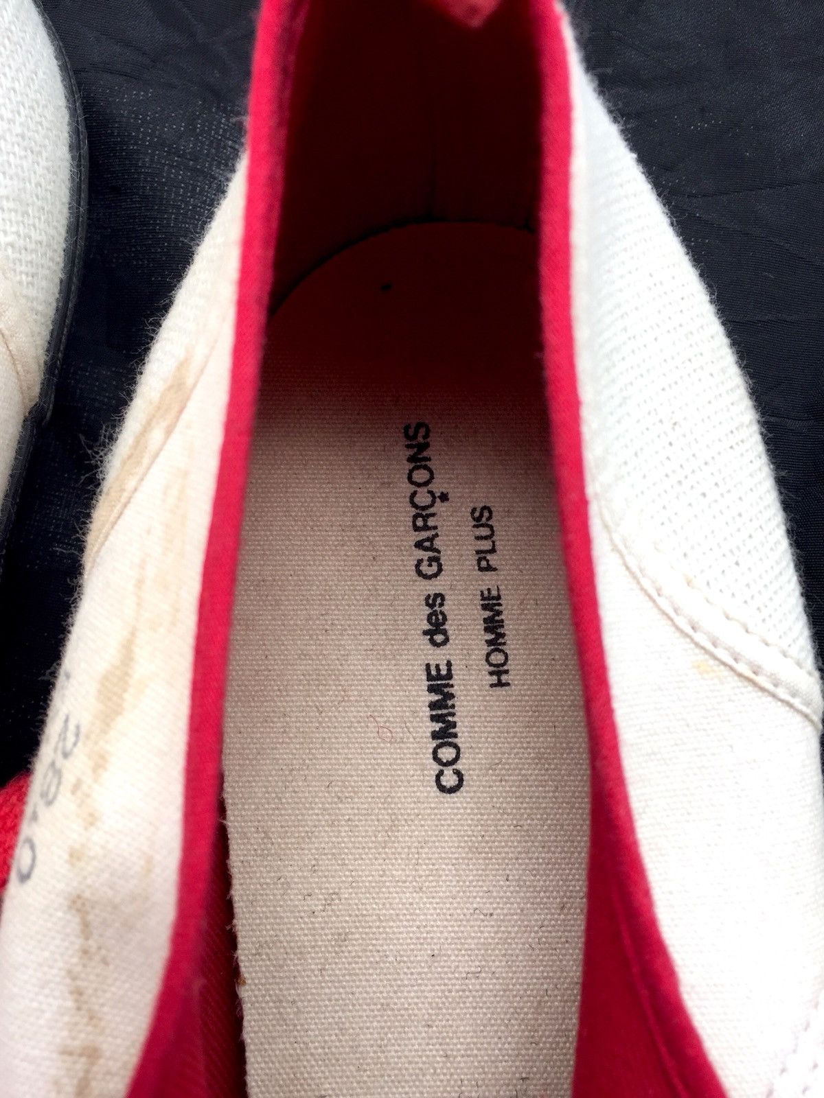 Comme des Garcons Homme Plus AW02 Vintage CDGH Inside Out Pointed Toe Sneakers Size US 10 / EU 43 - 5 Thumbnail