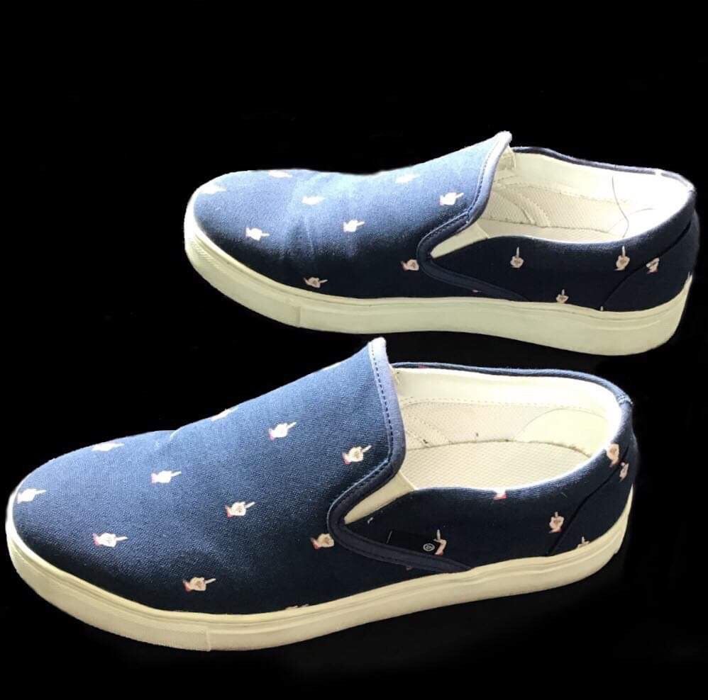 Undercover Undercover middle fingers navy slip on Size US 9 / EU 42 - 2 Thumbnail