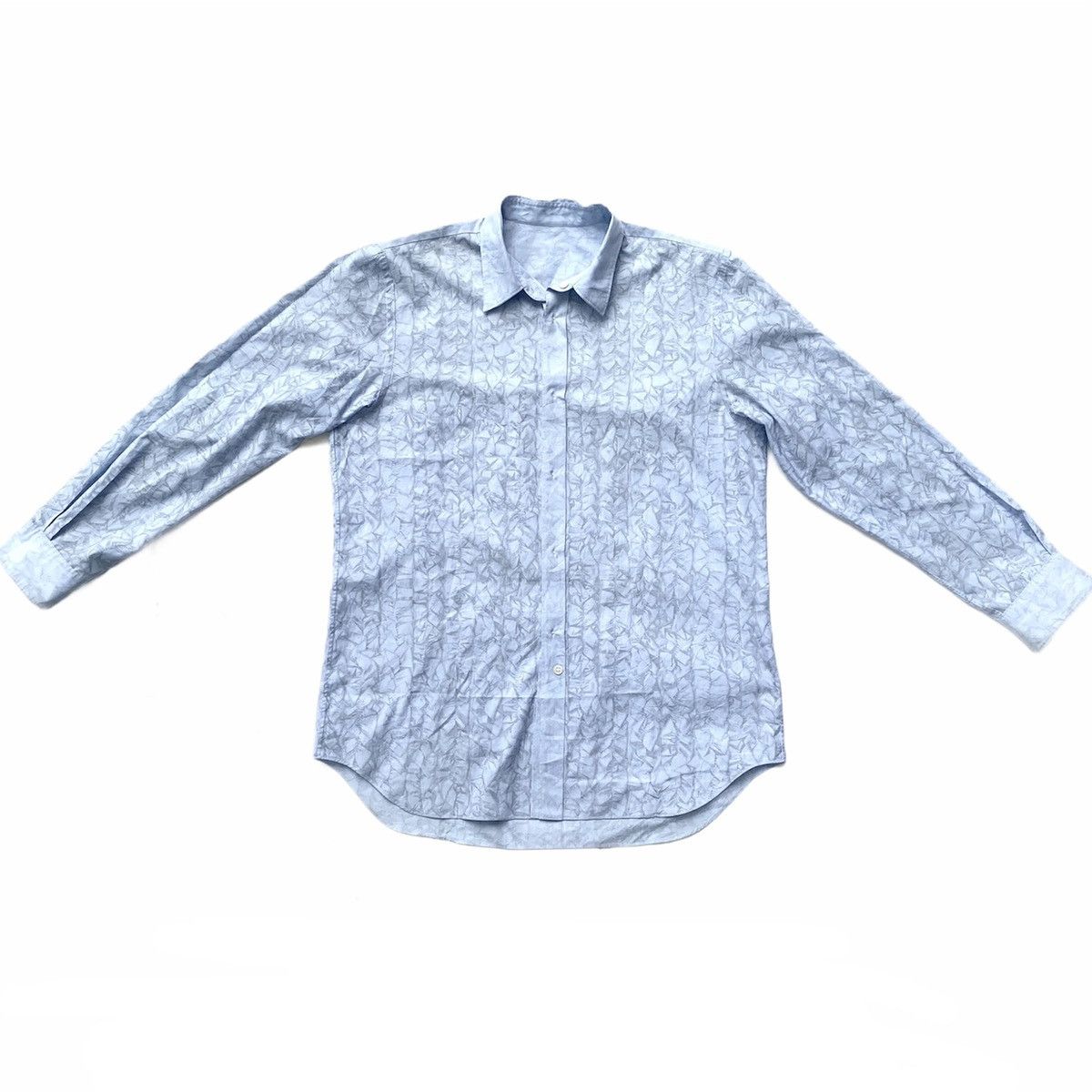 Comme des Garcons × Comme des Garcons Homme Plus CDGHP Ruffle Overprint reversible Shirt Size US M / EU 48-50 / 2 - 1 Thumbnail