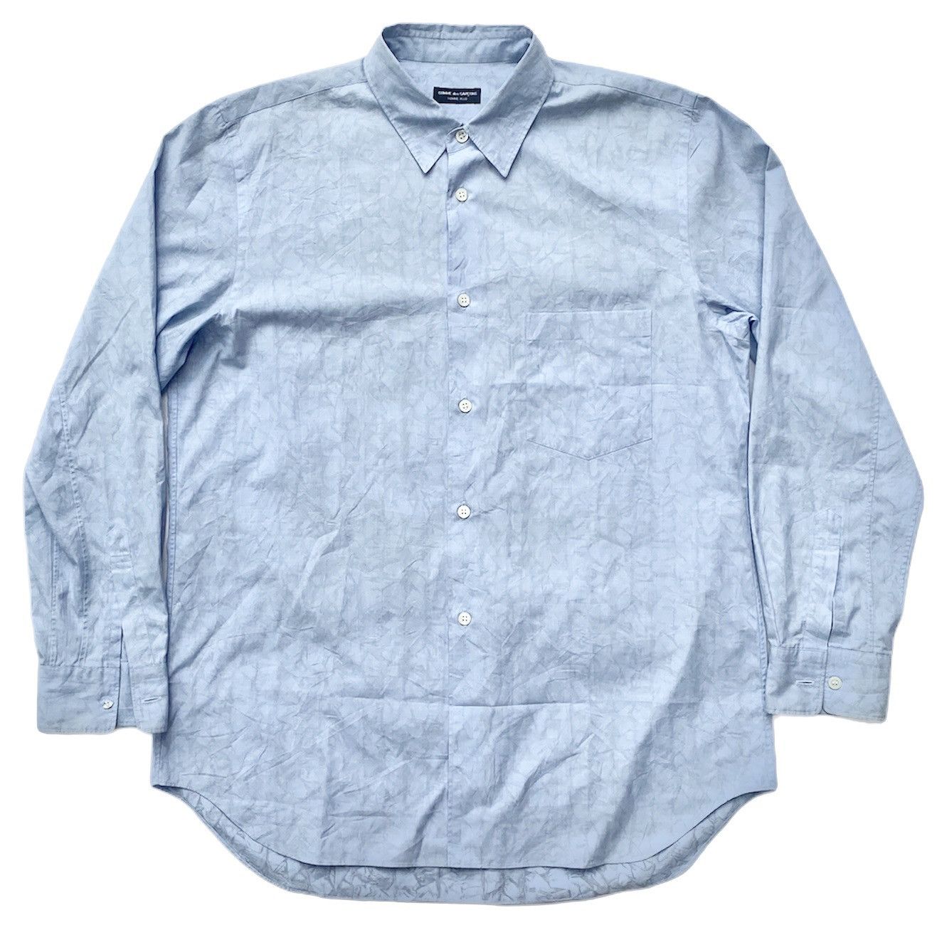 Comme des Garcons × Comme des Garcons Homme Plus CDGHP Ruffle Overprint reversible Shirt Size US M / EU 48-50 / 2 - 4 Thumbnail