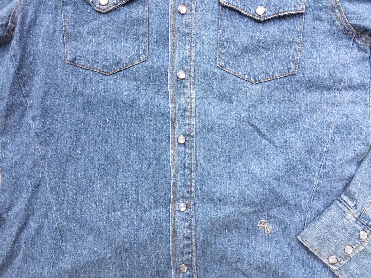 Number (N)ine Number (N)ine The High Street Dart Western Denim Shirt Size US S / EU 44-46 / 1 - 2 Thumbnail