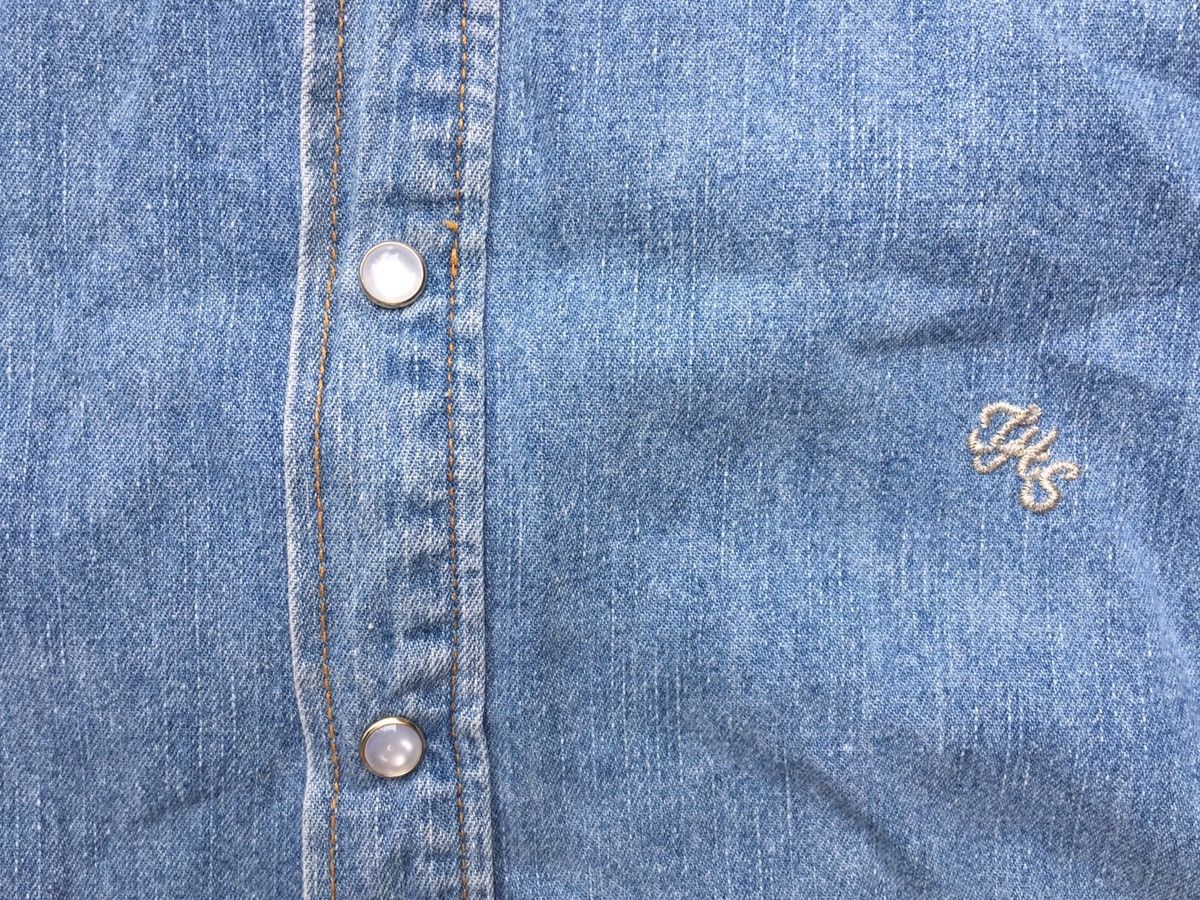 Number (N)ine Number (N)ine The High Street Dart Western Denim Shirt Size US S / EU 44-46 / 1 - 3 Thumbnail