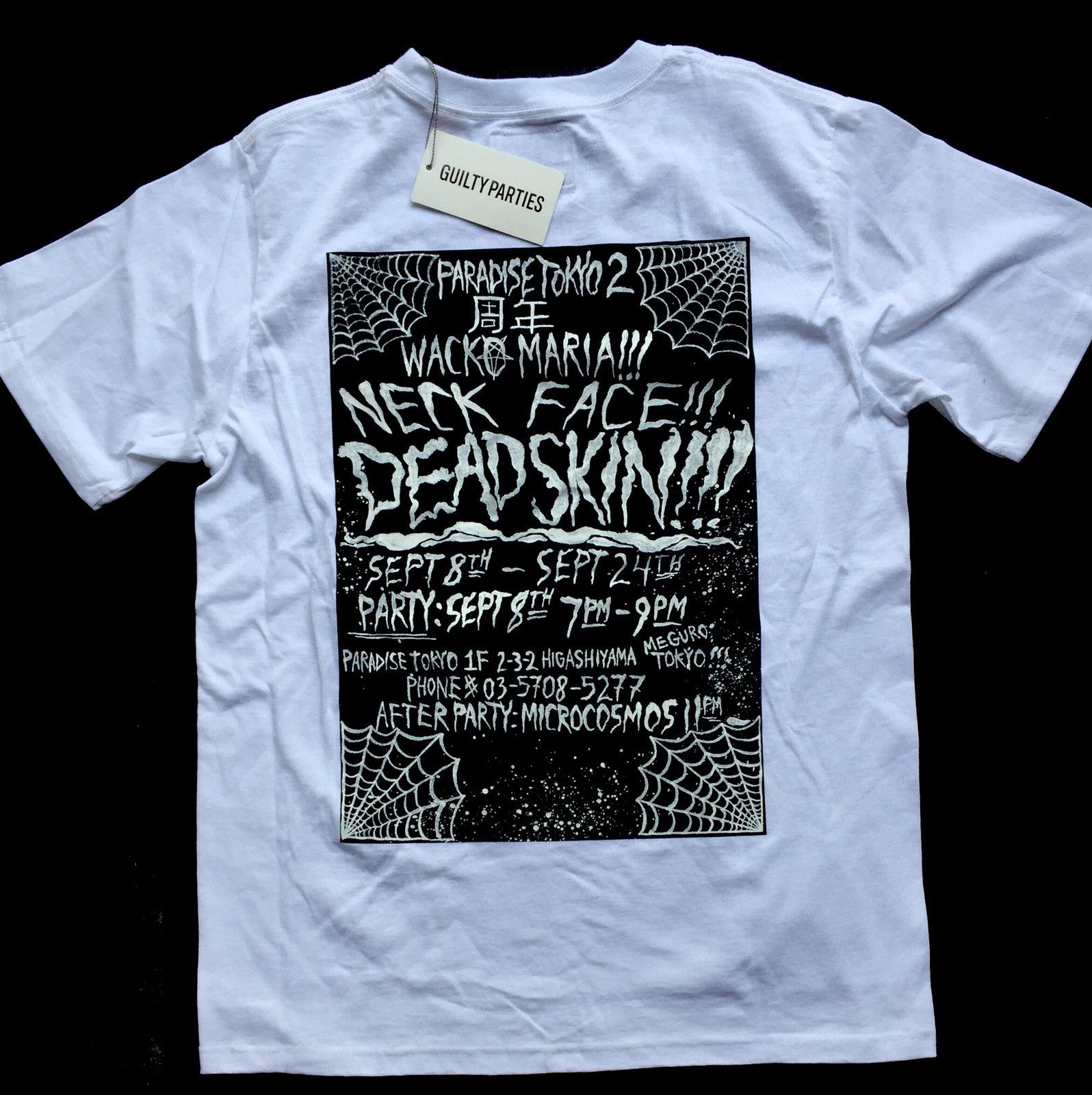 image of Deadskin Wacko Maria X Neckface in White, Men's (Size Medium)