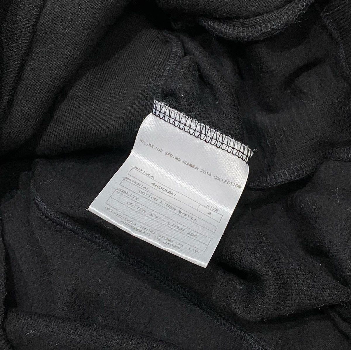 Julius Julius Zip Up Hoodie SS14 Black | Grailed