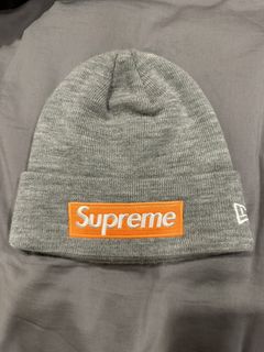 Supreme Box Logo Beanie Grey | Grailed