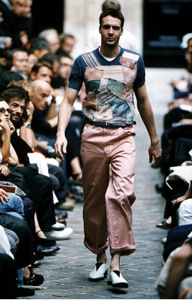 image of Comme Des Garcons Homme Plus Ss00 Runway Cdgh Pale Peach Pants, Men's (Size 31)