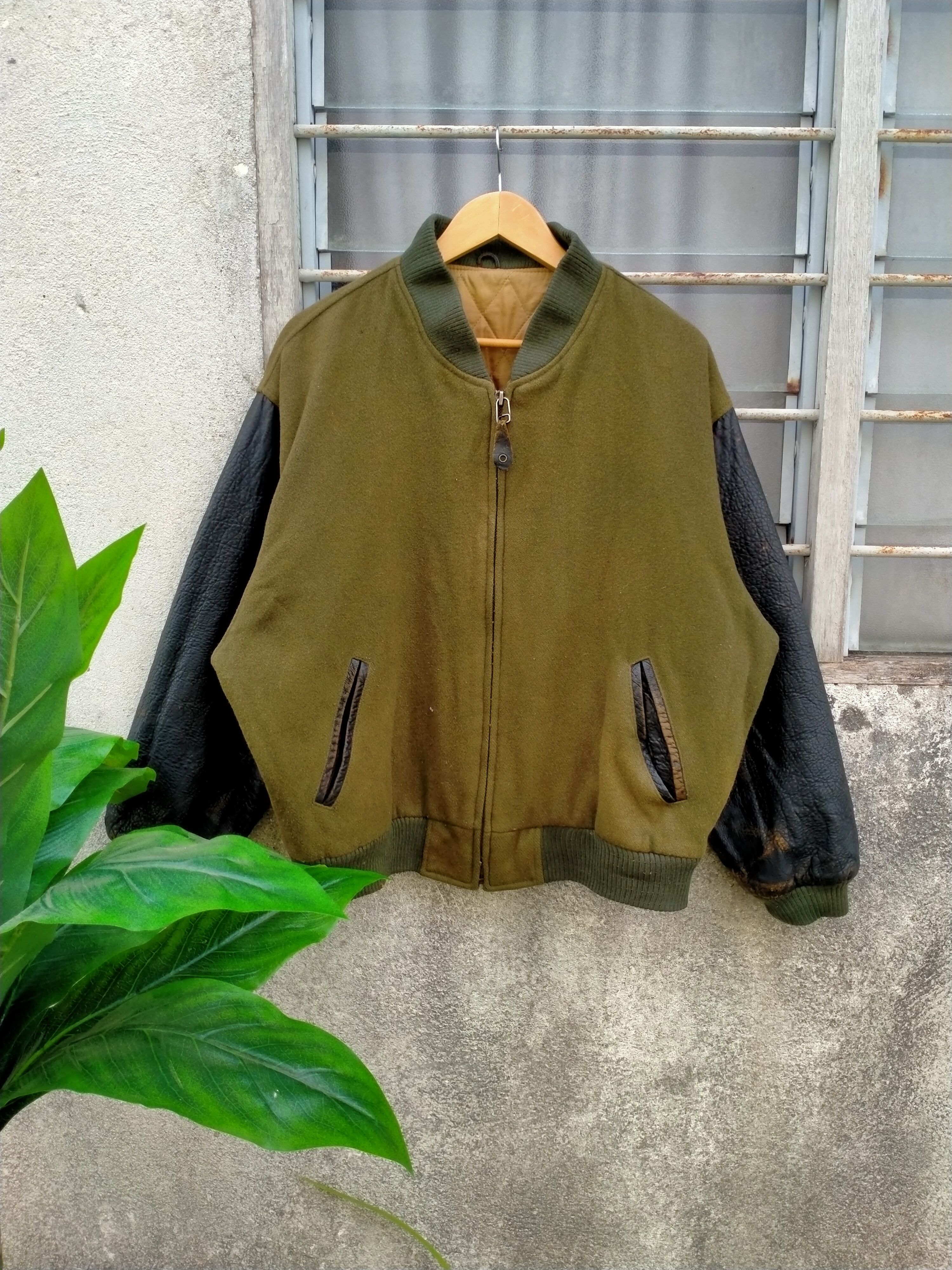 Other Distressed MILANO CONNECTION Spellout Varsity Jacket Size US M / EU 48-50 / 2 - 2 Thumbnail