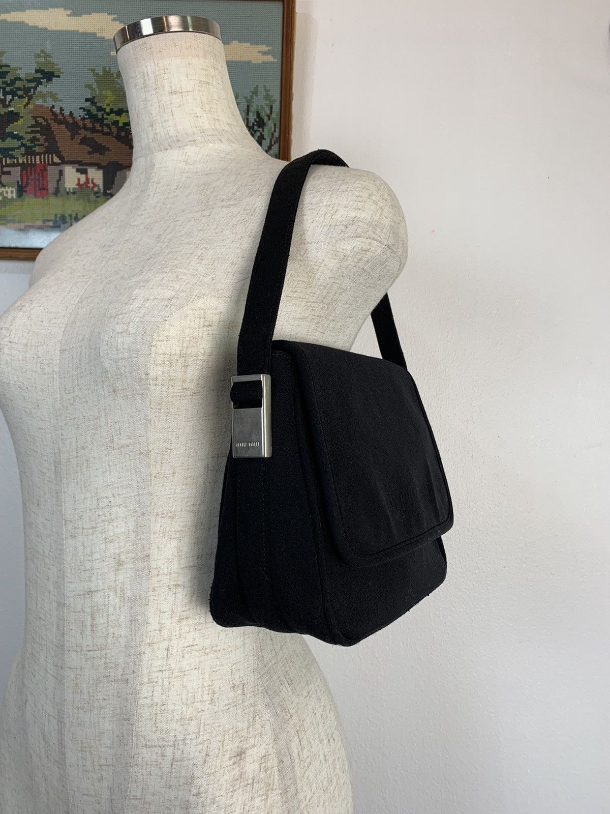 Miu Miu Vintage Miu Miu black shoulder pouch Size ONE SIZE - 2 Thumbnail