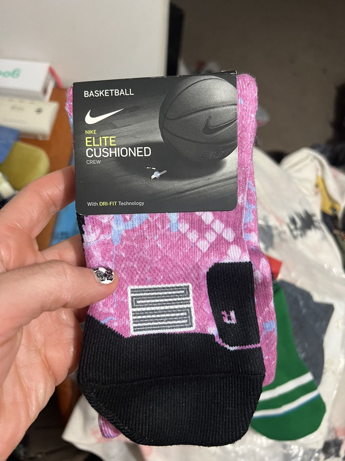 Nike Nike Dri-Fit Elite Cushioned crew socks large Size ONE SIZE - 1 Thumbnail