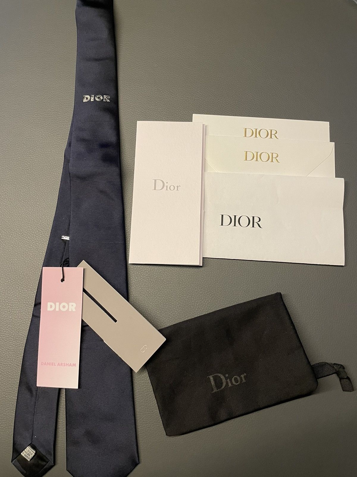 Daniel Arsham × Dior NEWRare Extremely Limited Dior x Daniel Arsham Tie 100% Silk Size ONE SIZE - 6 Thumbnail