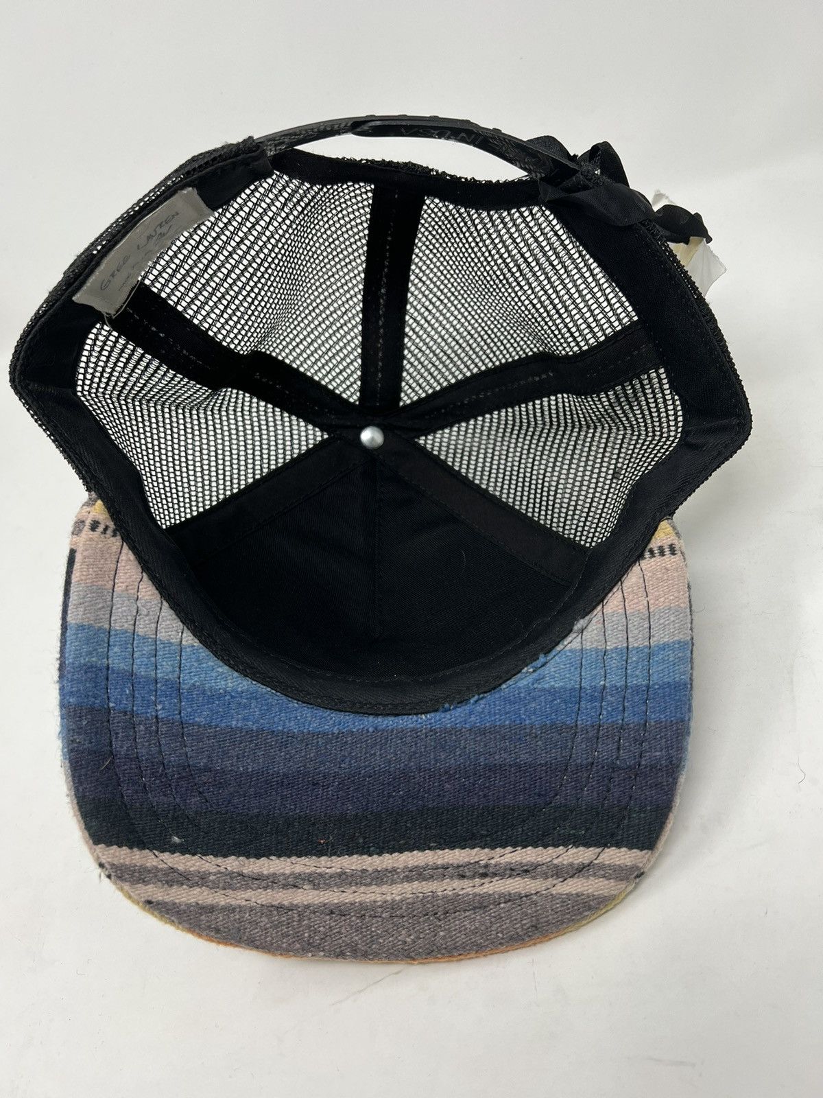 Greg Lauren Multicolor Serape Blanket Trucker Cap Size ONE SIZE - 2 Thumbnail