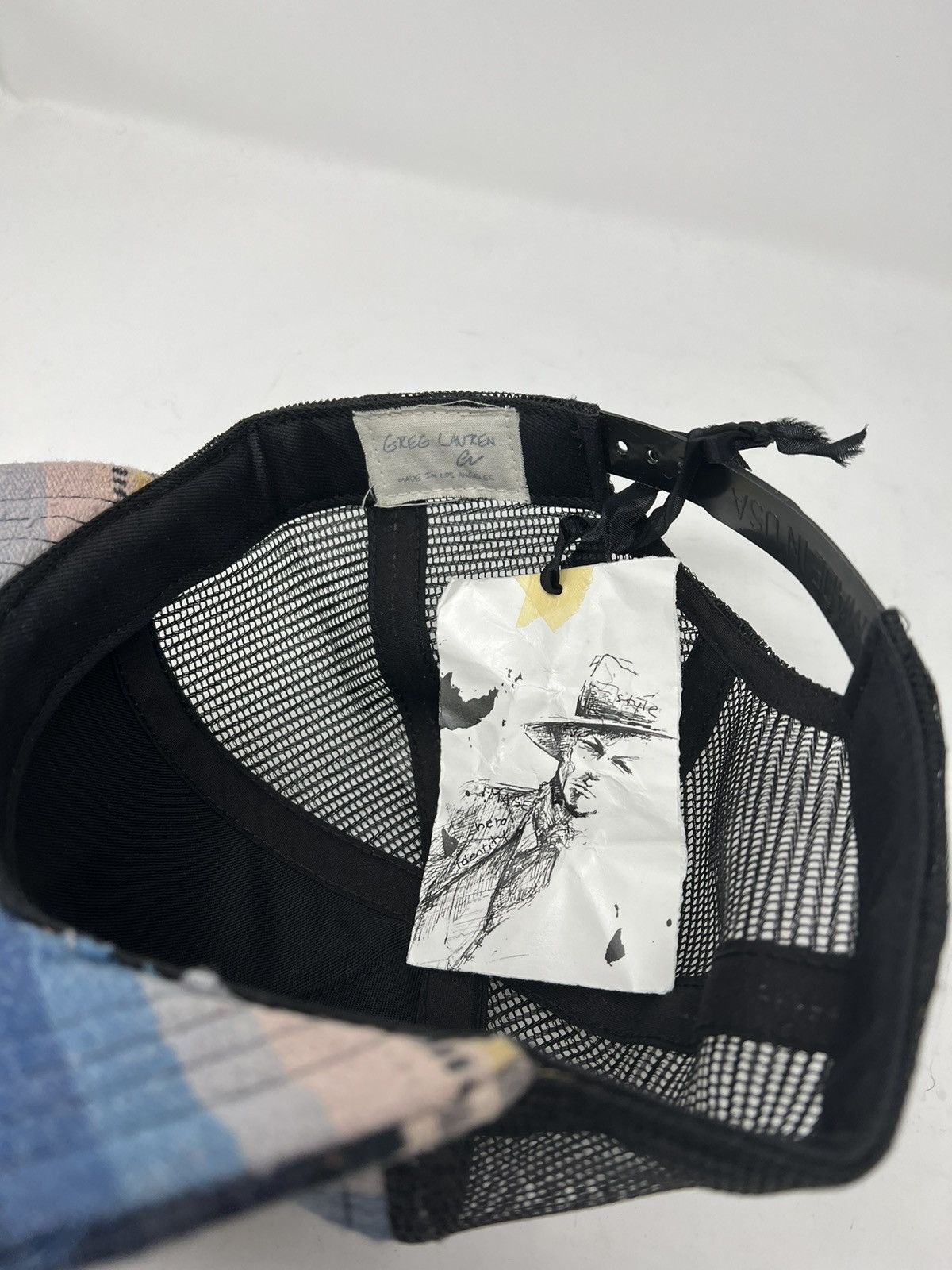 Greg Lauren Multicolor Serape Blanket Trucker Cap Size ONE SIZE - 3 Thumbnail