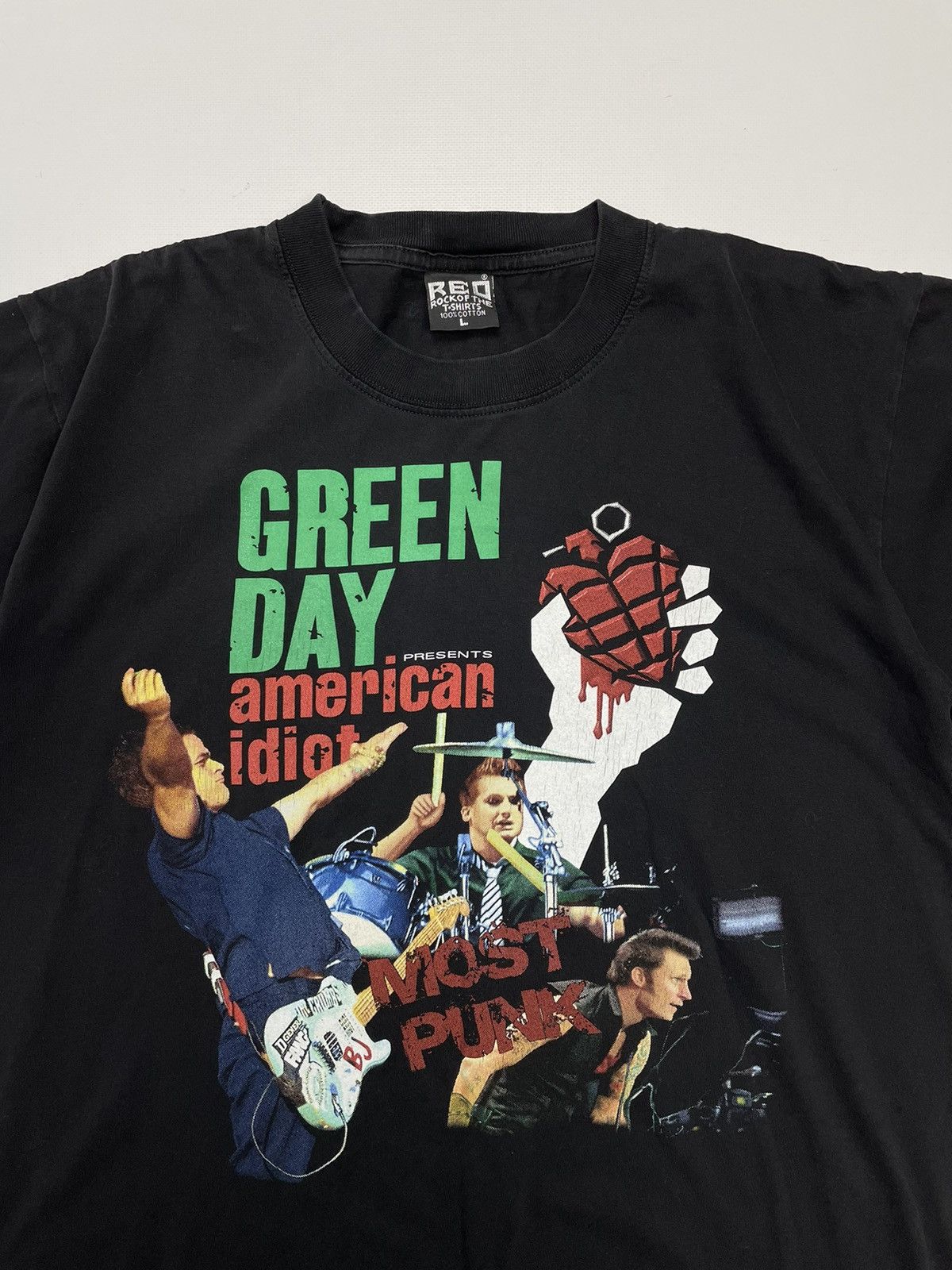 Band Tees × Vintage Vintage Y2K Green Day ‘American Idiot’ Band T-Shirt Size US L / EU 52-54 / 3 - 2 Thumbnail