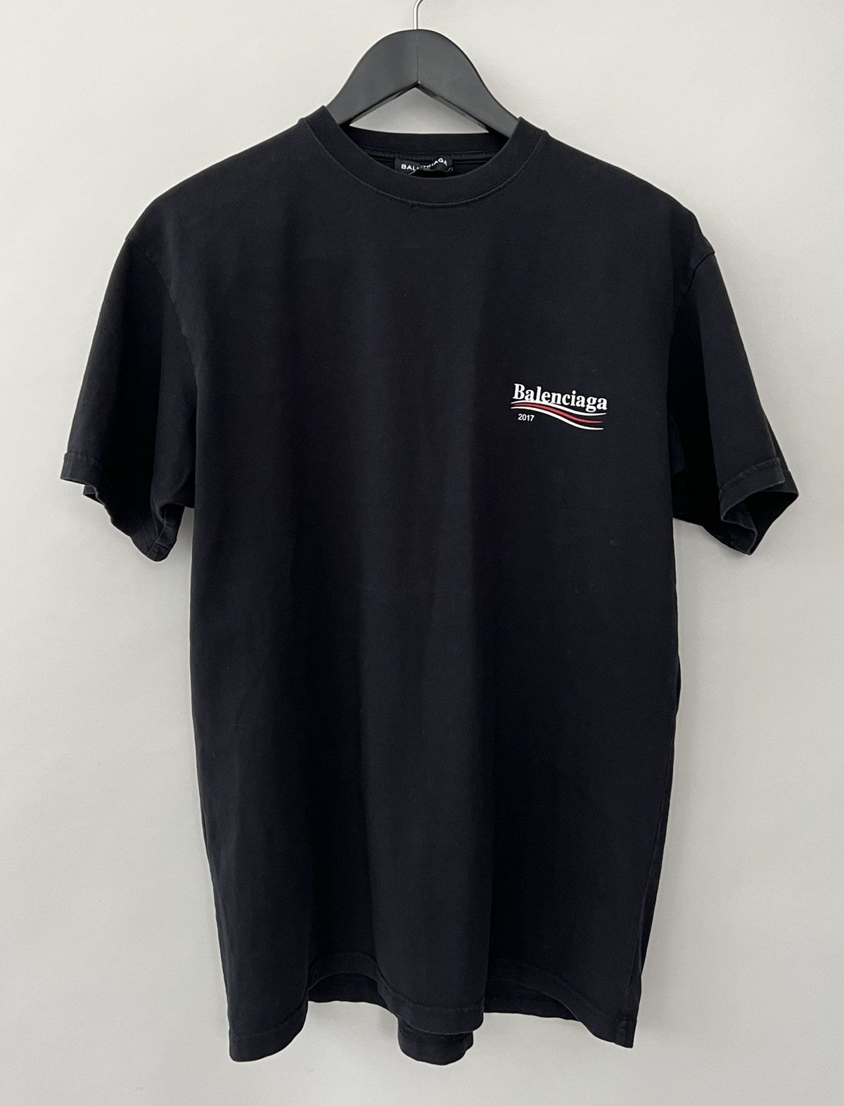 Balenciaga Balenciaga Logo Campaign T-Shirt Size US M / EU 48-50 / 2 - 2 Thumbnail