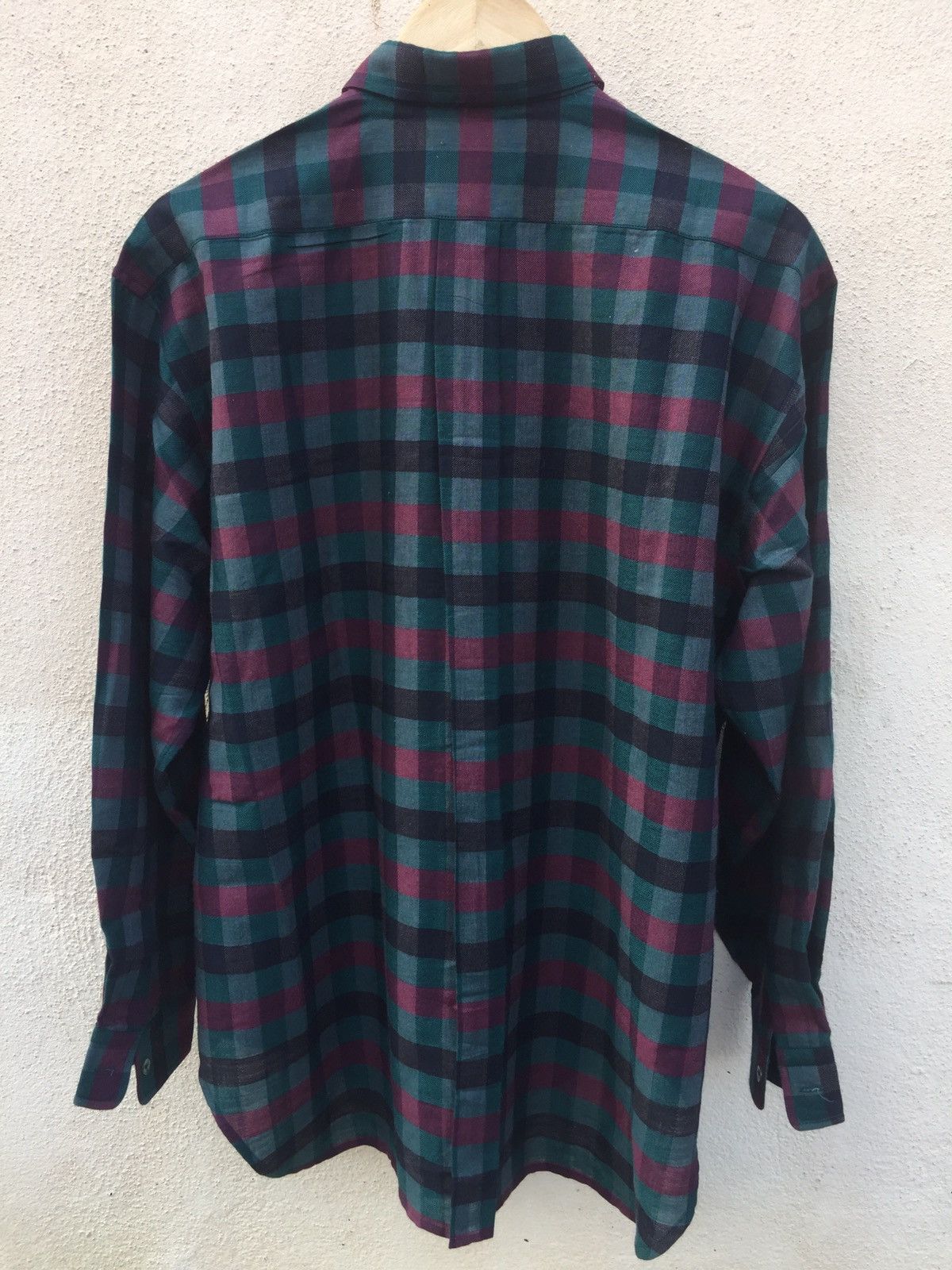Christian Dior Monsieur Vintage Christian Dior Cotton Wool Wide Shirt Size US XL / EU 56 / 4 - 2 Thumbnail