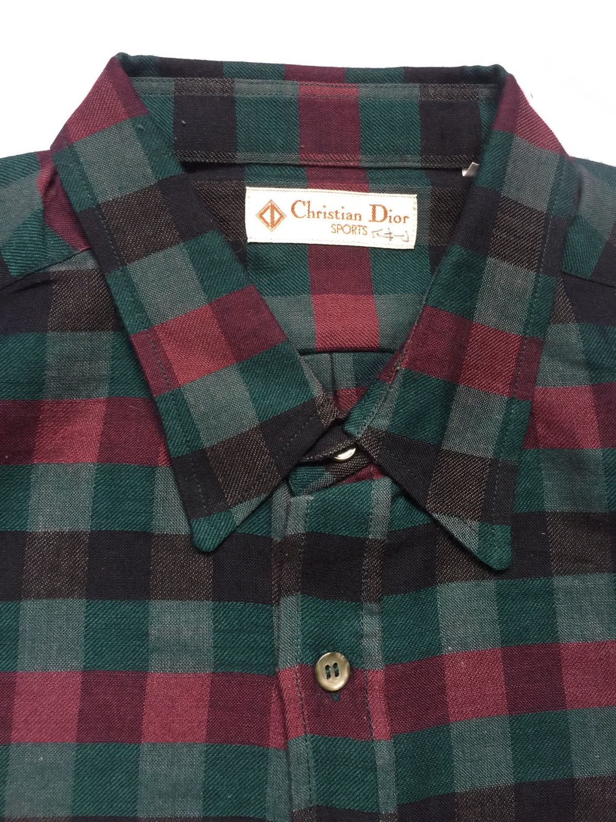 Christian Dior Monsieur Vintage Christian Dior Cotton Wool Wide Shirt Size US XL / EU 56 / 4 - 6 Thumbnail