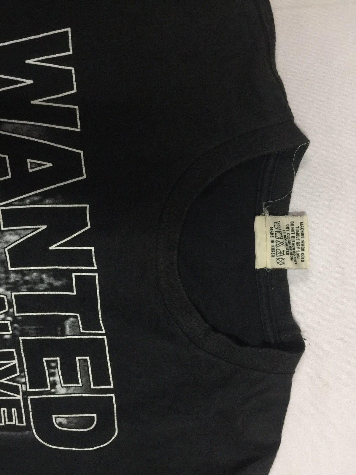 Rap Tees VINTAGE BOOTLEG "WANTED DEAD OR ALIVE" OSAMA MICHAEL TAG Size US XL / EU 56 / 4 - 7 Thumbnail