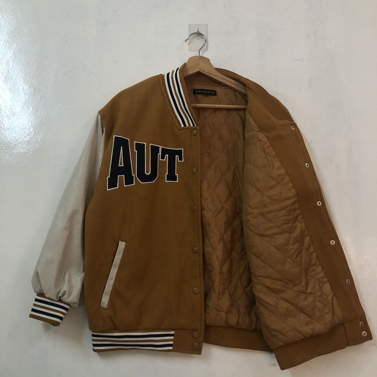 Japanese Brand VINTAGE VARSITY JACKET GORGE JAPAN STREETWEAR STYLE Size US M / EU 48-50 / 2 - 9 Thumbnail