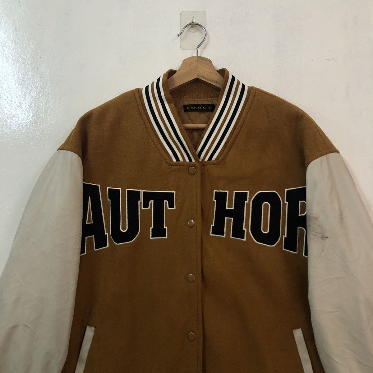 Japanese Brand VINTAGE VARSITY JACKET GORGE JAPAN STREETWEAR STYLE Size US M / EU 48-50 / 2 - 2 Thumbnail