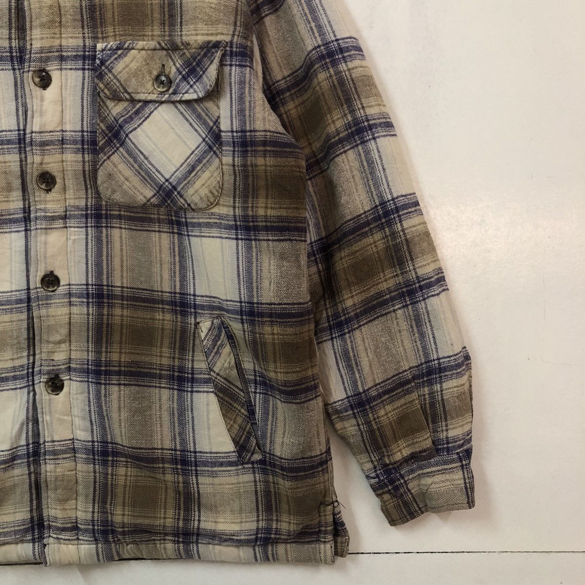 Japanese Brand VINTAGE FLANNEL JACKET TARTAN DESIGN SEA HOP JAPAN ISSEY Size US L / EU 52-54 / 3 - 3 Thumbnail