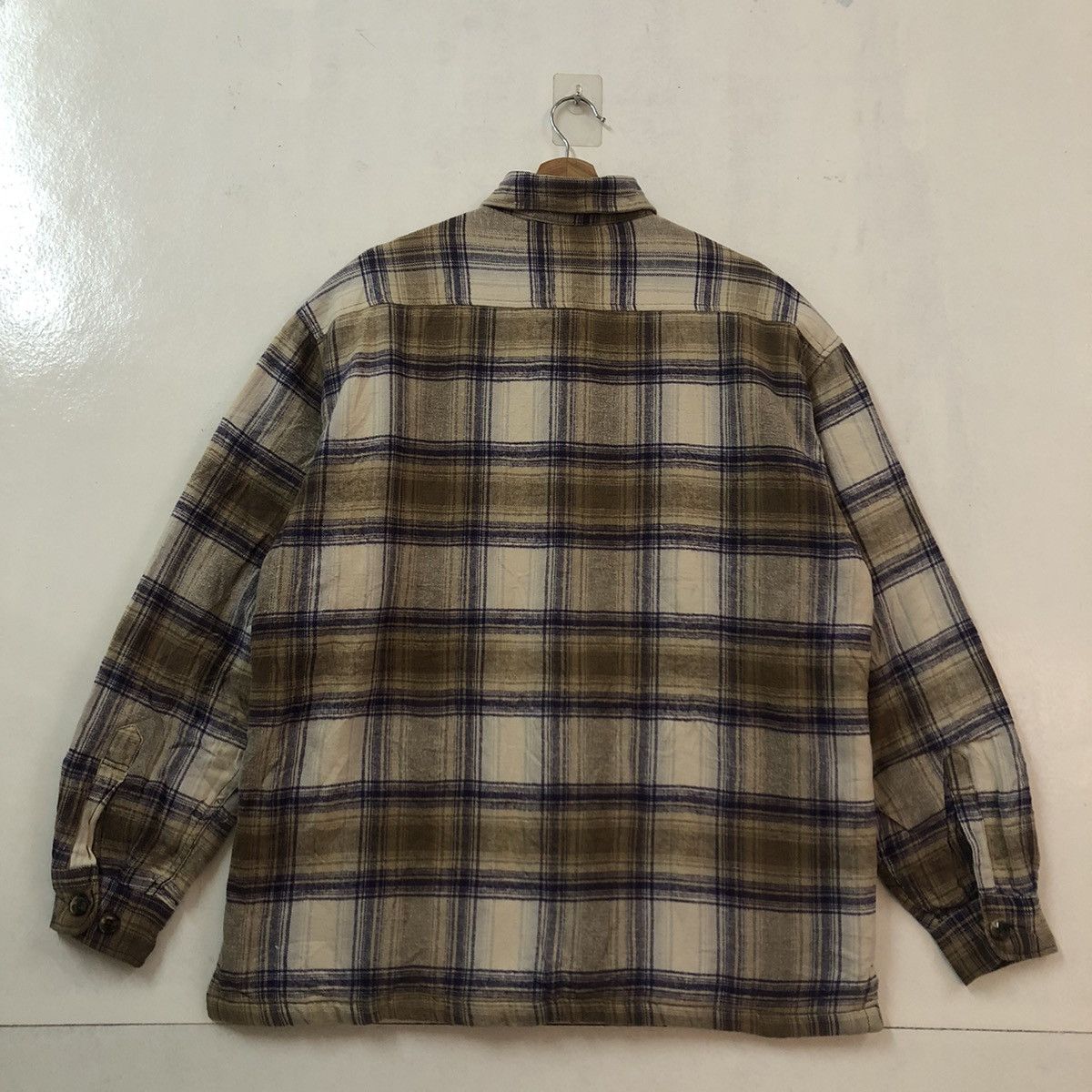Japanese Brand VINTAGE FLANNEL JACKET TARTAN DESIGN SEA HOP JAPAN ISSEY Size US L / EU 52-54 / 3 - 6 Thumbnail