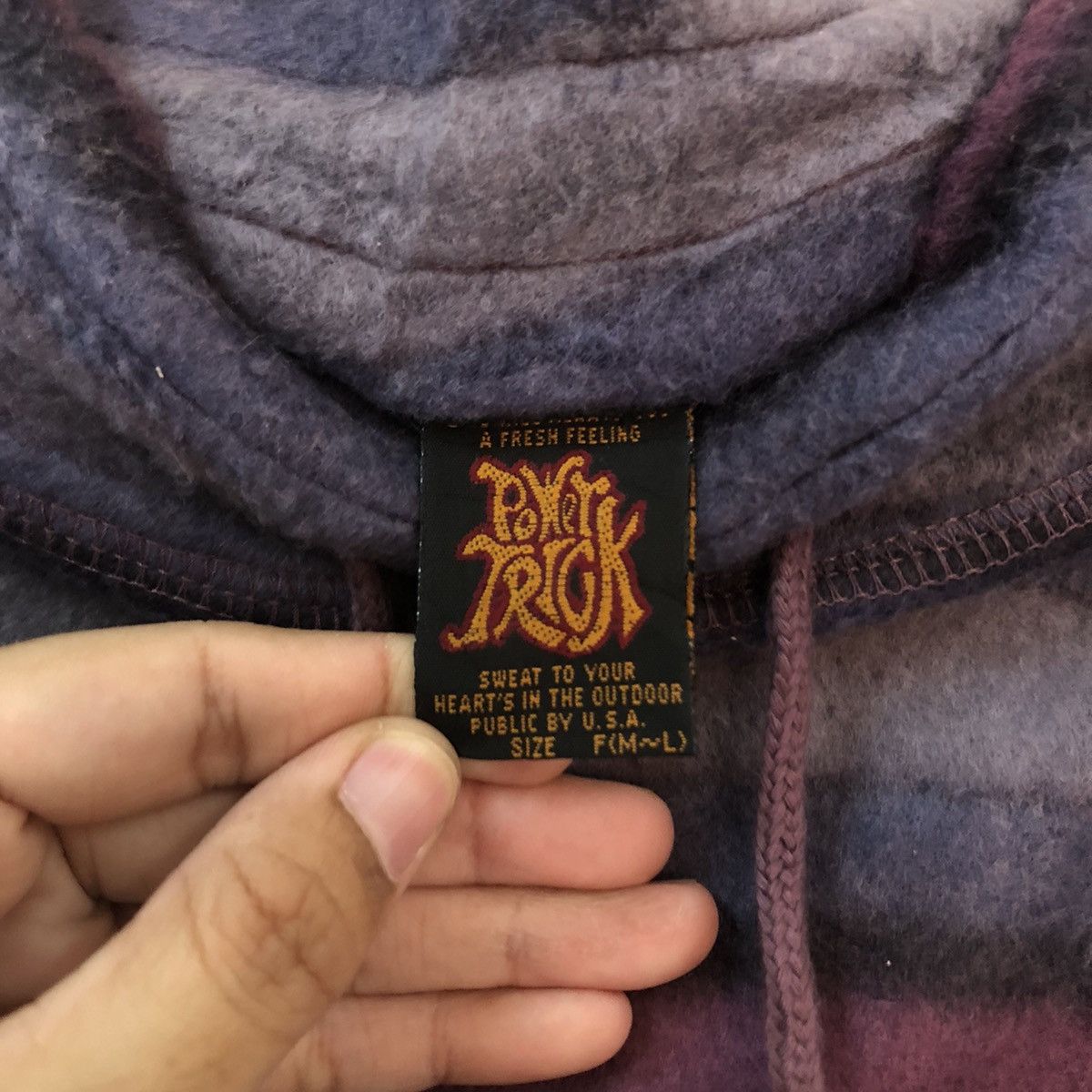 Japanese Brand VINTGE STRIPED POWER TRICK JAPAN MADE RARE DESIGN Size US M / EU 48-50 / 2 - 7 Thumbnail
