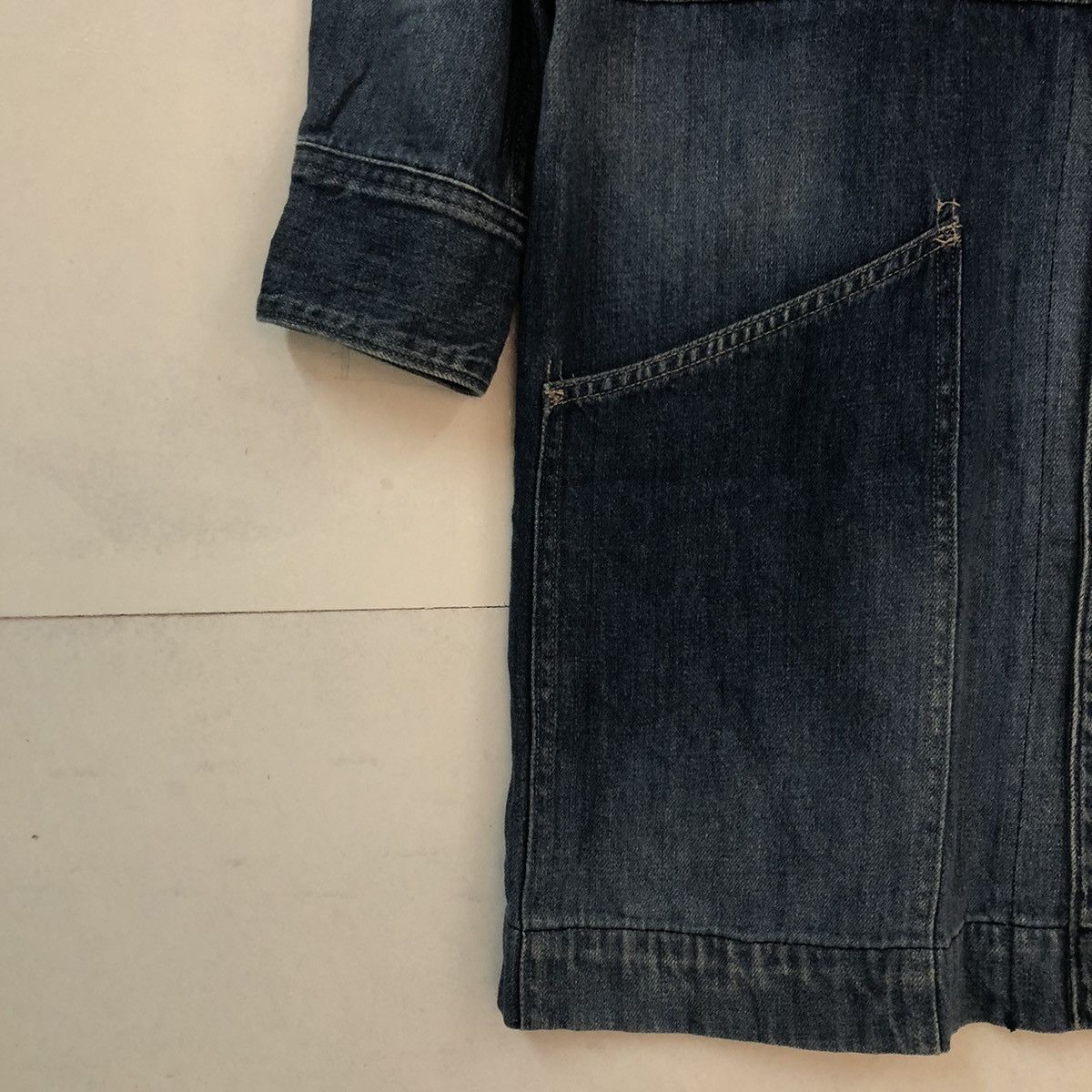 Japanese Brand VINTAGE DENIM LONG JACKET CEPO JAPAN ISSEY MIYAKE STYLE Size US L / EU 52-54 / 3 - 3 Thumbnail