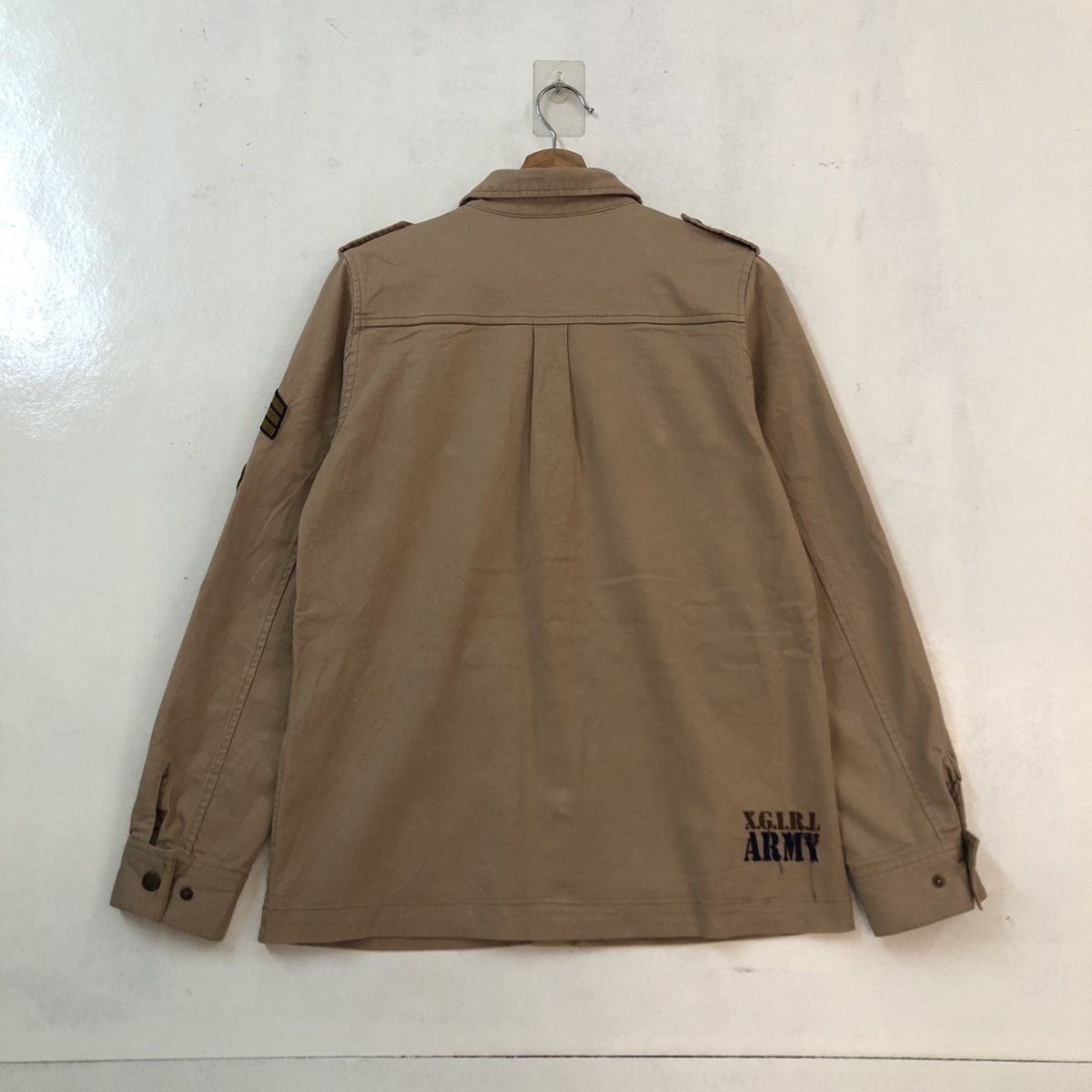 Japanese Brand VINTAGE HIKORY CHORE JACKET X GIRL JAPAN MADE PUNK STYLE Size US S / EU 44-46 / 1 - 6 Thumbnail