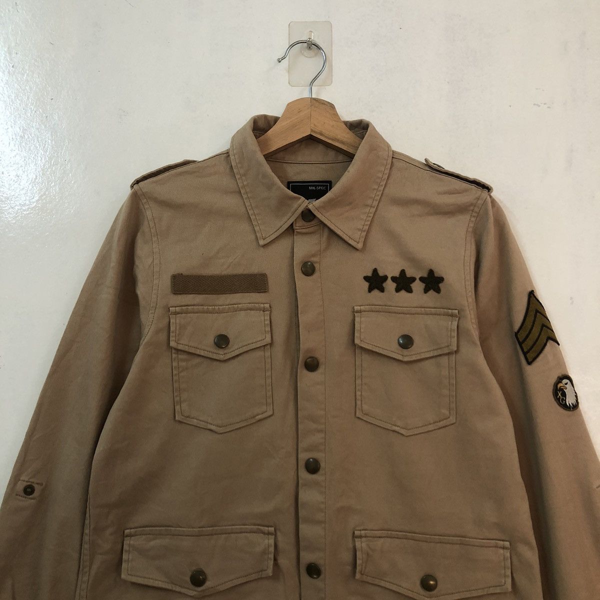 Japanese Brand VINTAGE HIKORY CHORE JACKET X GIRL JAPAN MADE PUNK STYLE Size US S / EU 44-46 / 1 - 2 Thumbnail