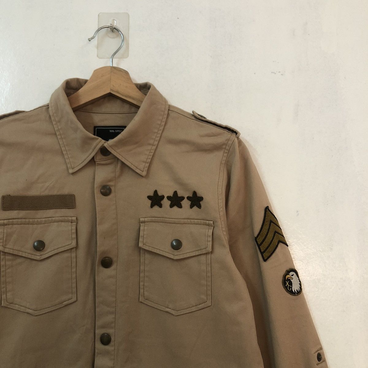 Japanese Brand VINTAGE HIKORY CHORE JACKET X GIRL JAPAN MADE PUNK STYLE Size US S / EU 44-46 / 1 - 5 Thumbnail