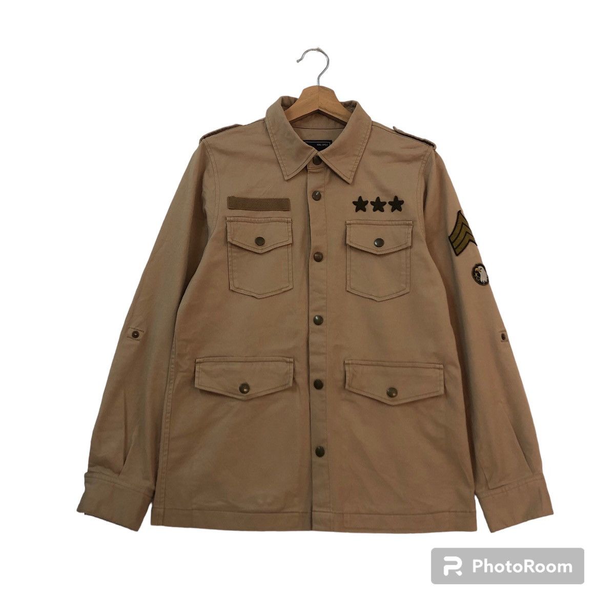 Japanese Brand VINTAGE HIKORY CHORE JACKET X GIRL JAPAN MADE PUNK STYLE Size US S / EU 44-46 / 1 - 1 Thumbnail